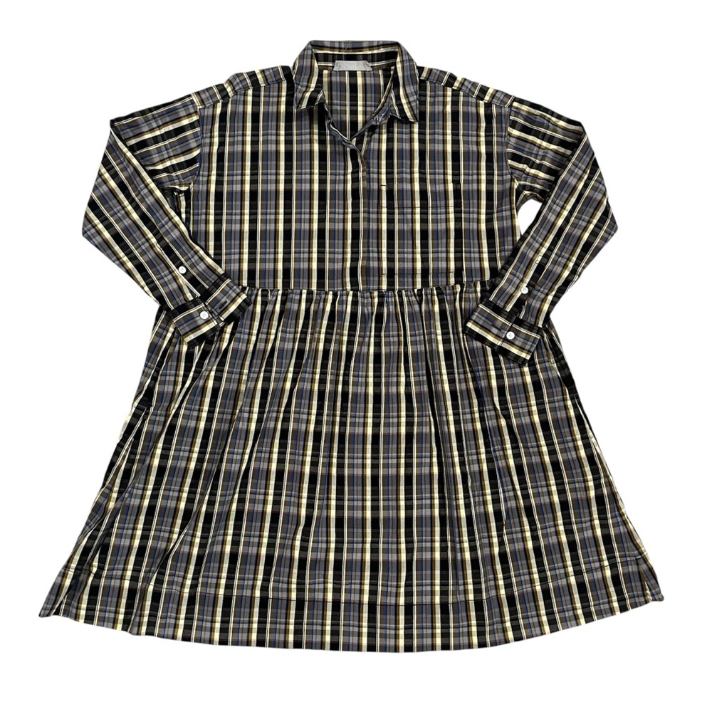EVERLANE Plaid Field Dress - Picture 2 of 5
